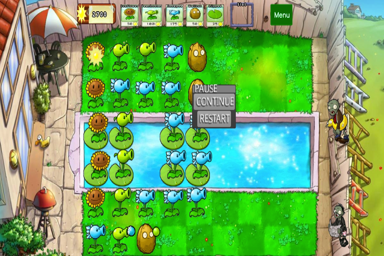 Plants vs Zombies (Java)